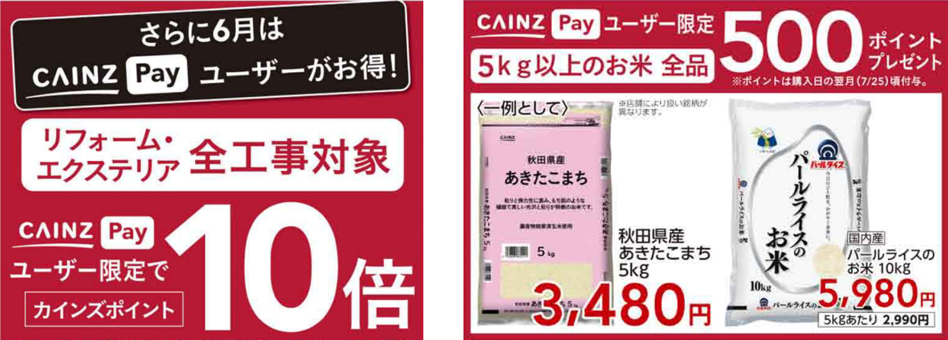 CAINZ Payユーザー限定キャンペーン