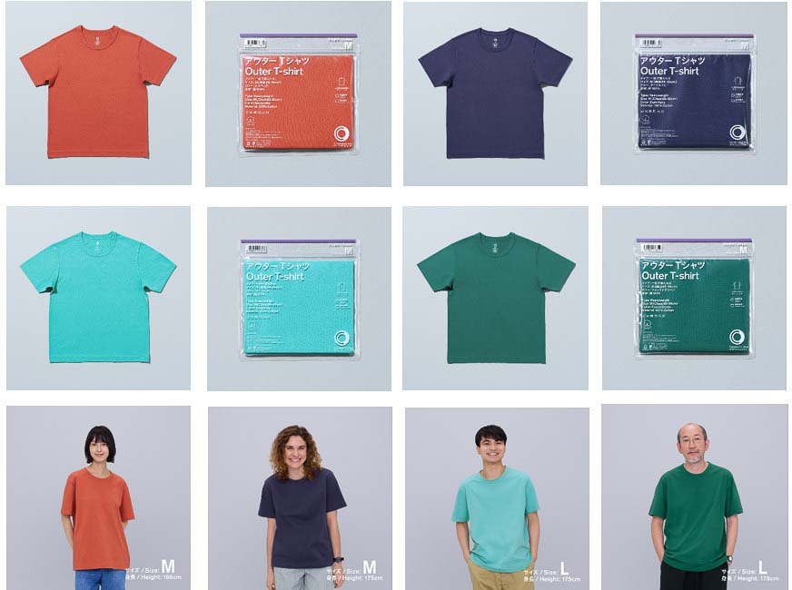 アウターTシャツ