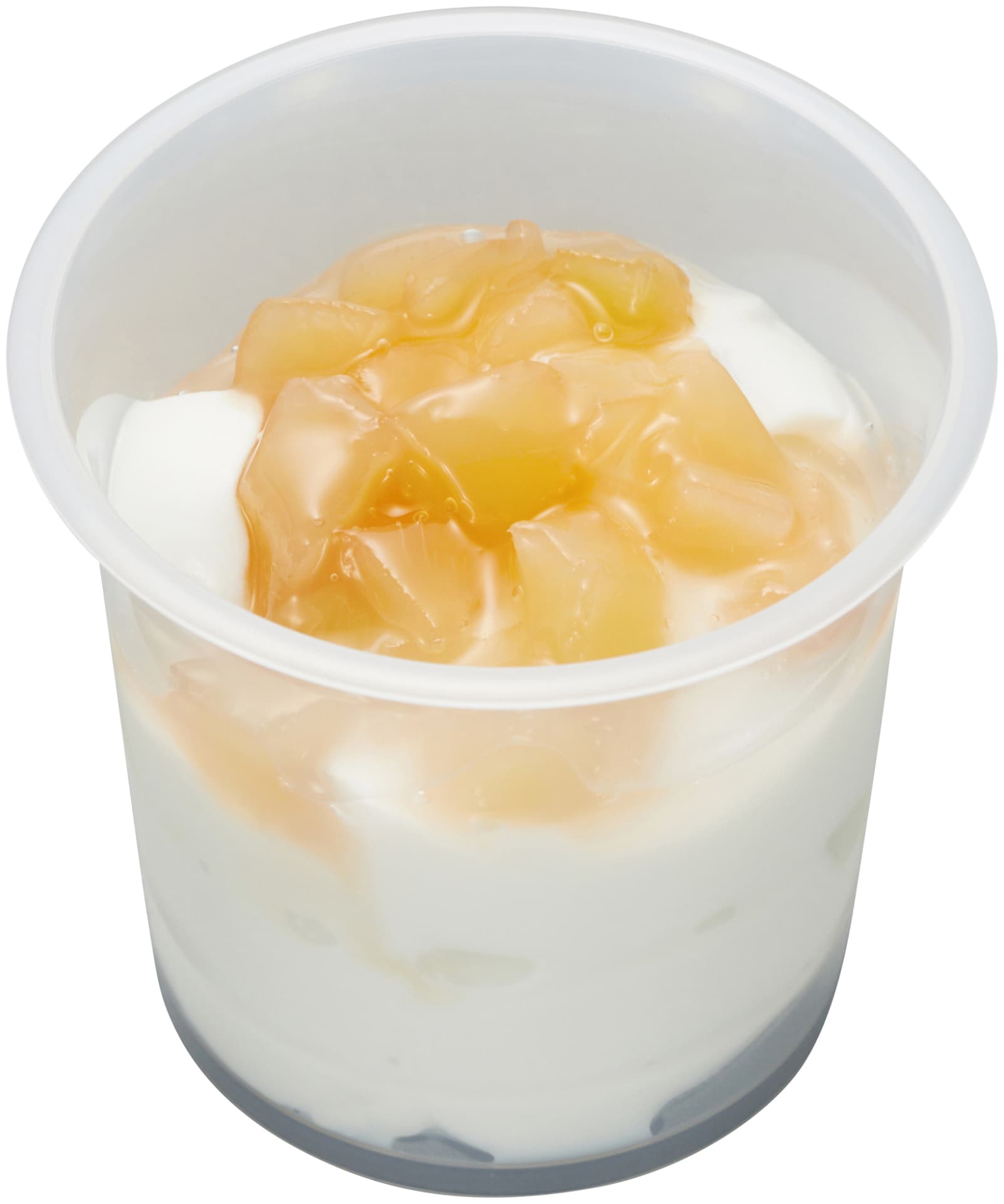 持ち帰り用「ジューシー白桃杏仁豆腐」（430円～）