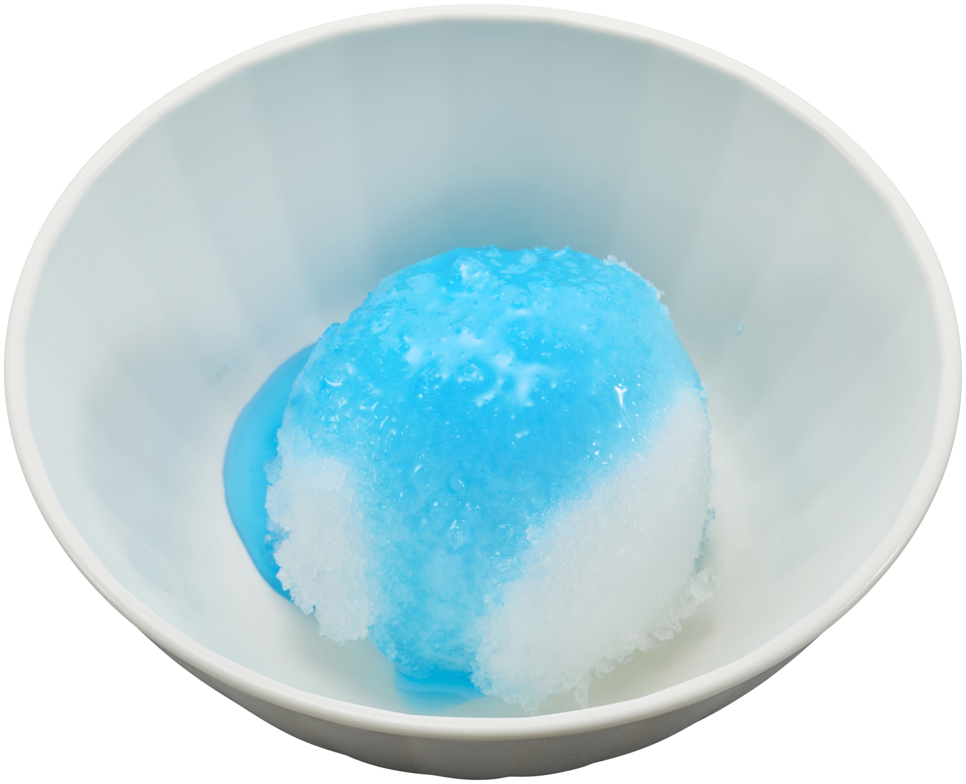 「ちょこっと ブルーハワイかき氷」（160円）