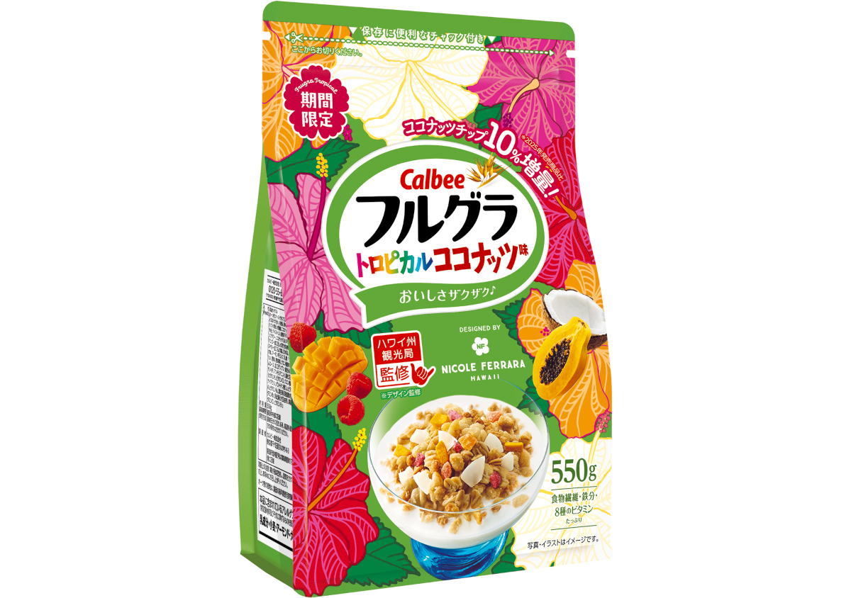 カルビー「フルグラ トロピカルココナッツ味」