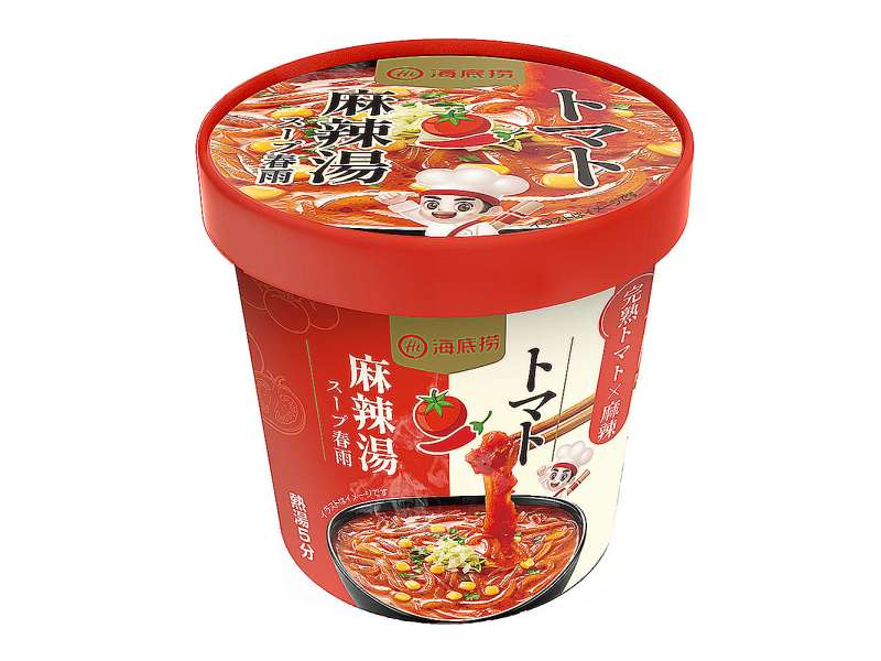 「海底撈 トマト麻辣湯スープ春雨」（270円）