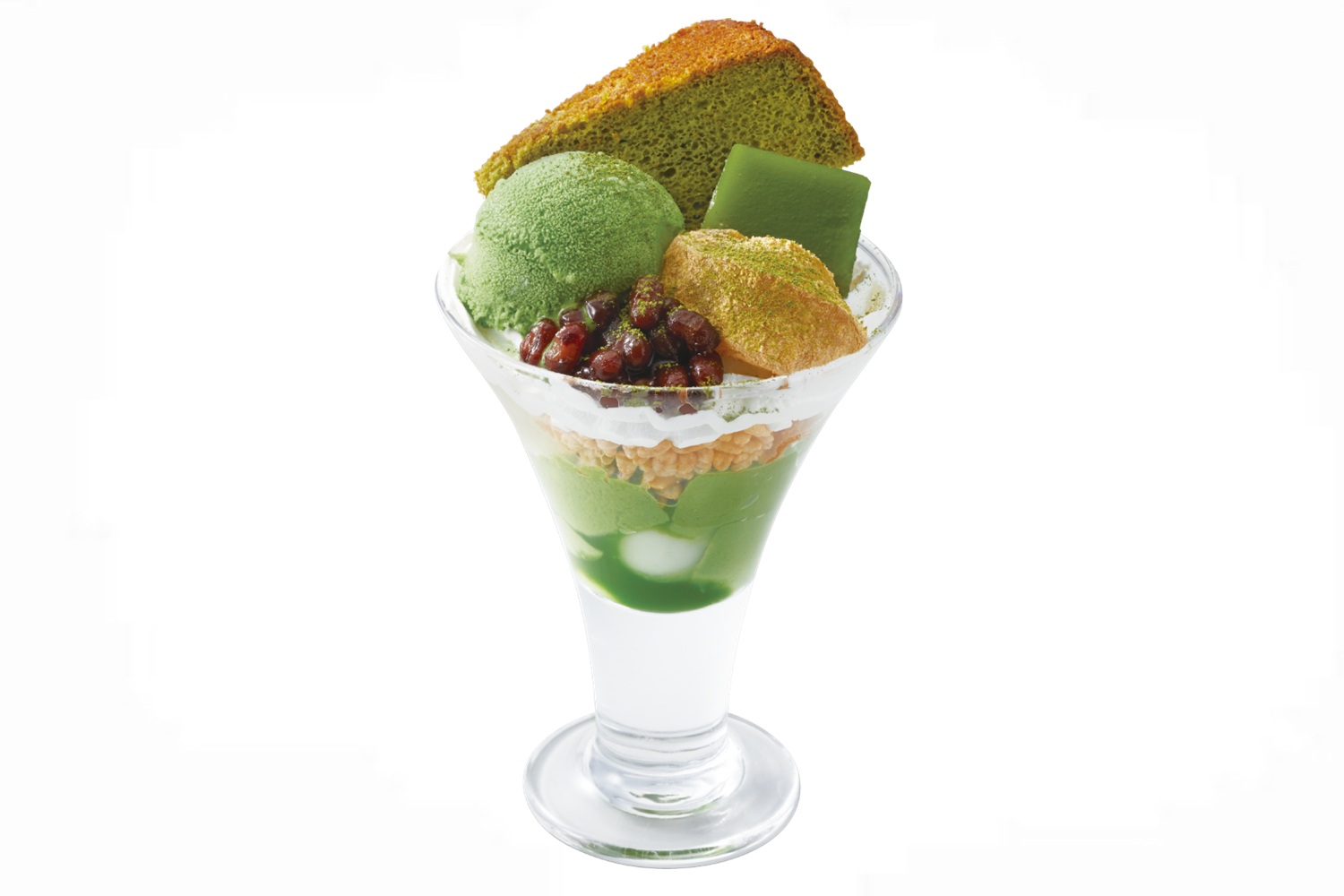 宇治抹茶のパフェ（988円）