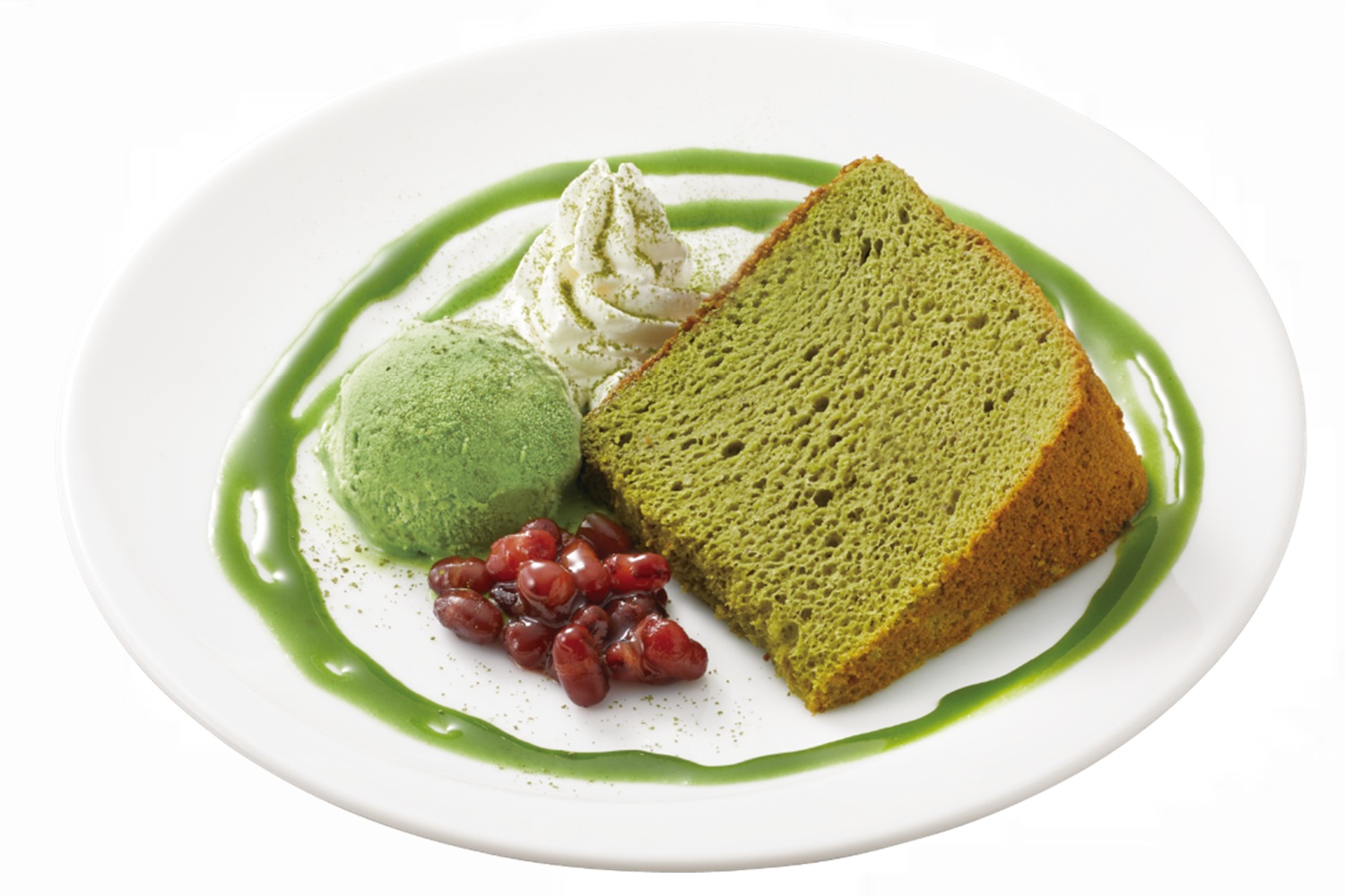宇治抹茶のシフォンケーキ（658円）