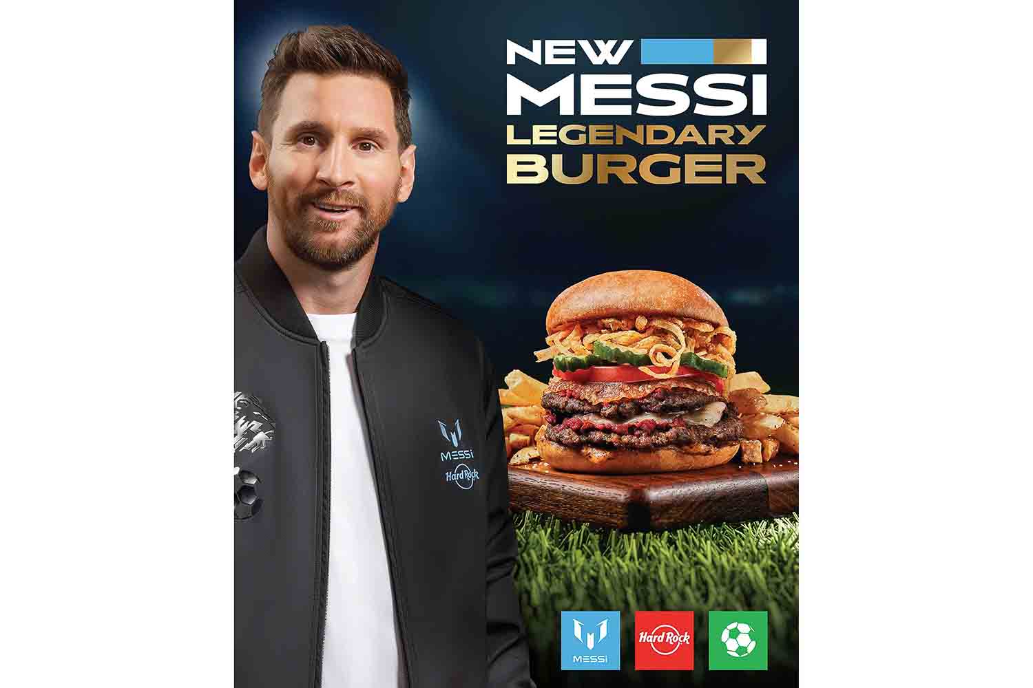 ハードロックカフェ「MESSI LEGENDARY BURGER」