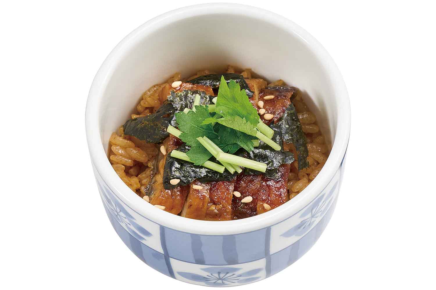 混ぜしゃりにうなぎの刻みをのせた「スシロー流ひつまぶし」