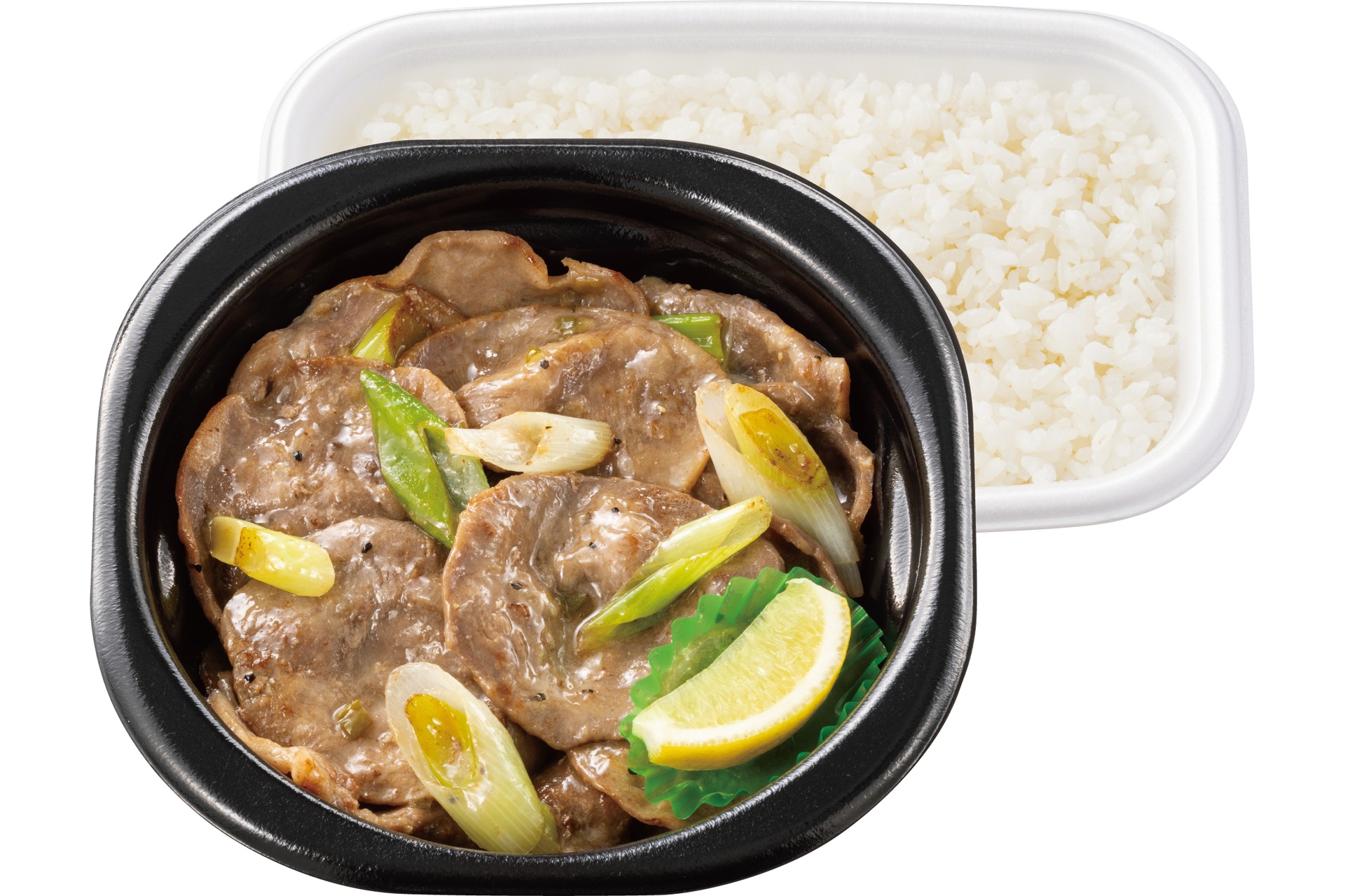 倍盛ねぎ塩レモン豚タン弁当（肉2倍）