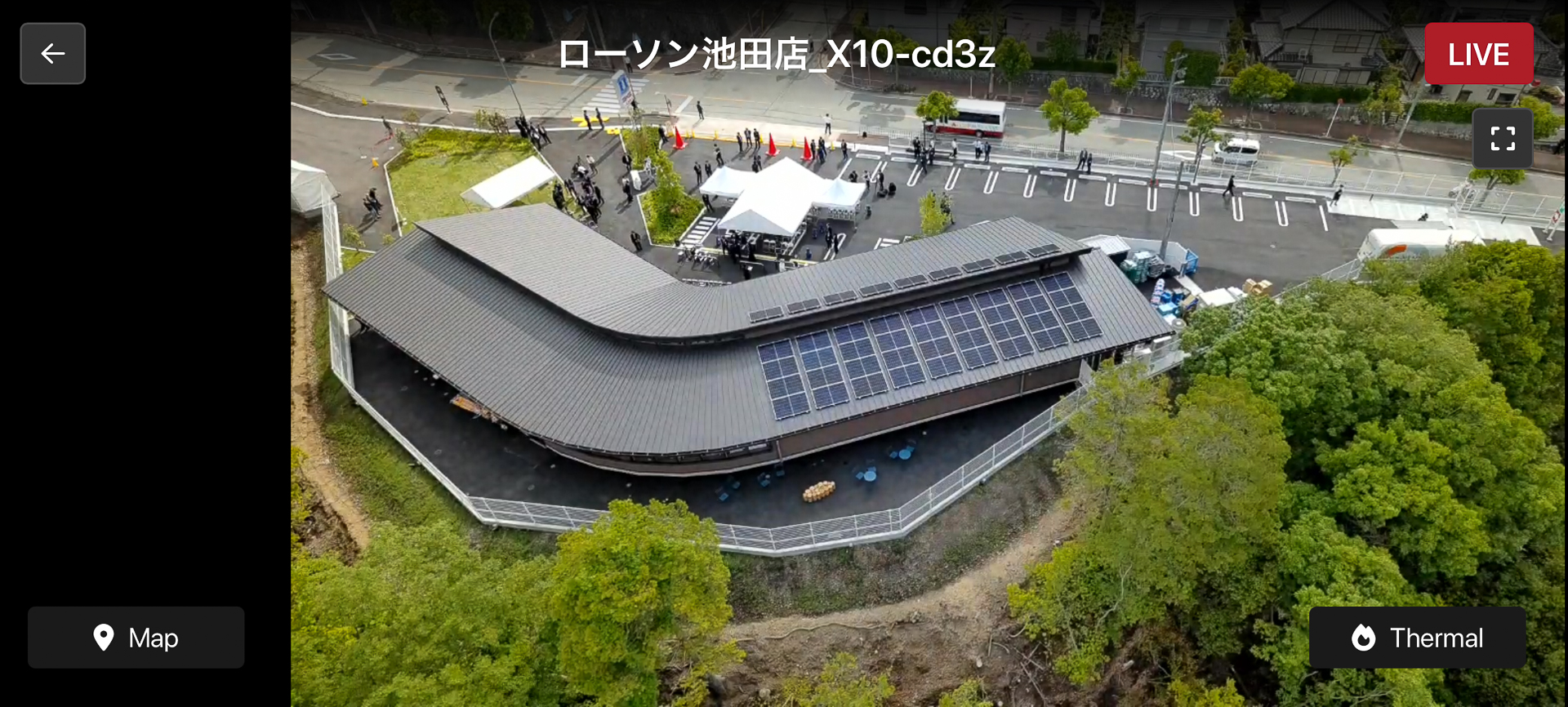 AIドローンから細かい情報が得られる。住民の安心・安全を支えるインフラとしての役割を担う