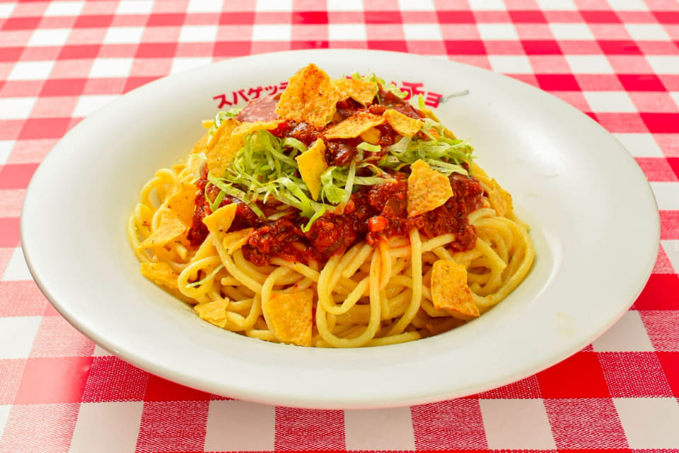 スパゲッティーのパンチョ、ミートソース×タコスの「タコスパ」限定