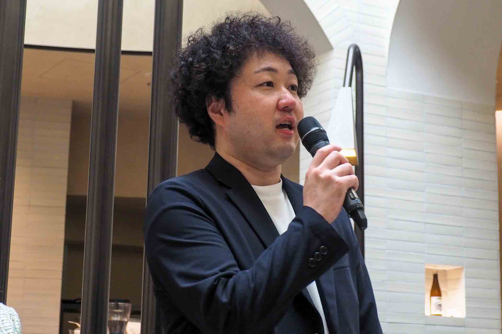 会津酒造9代目当主 渡部景大氏