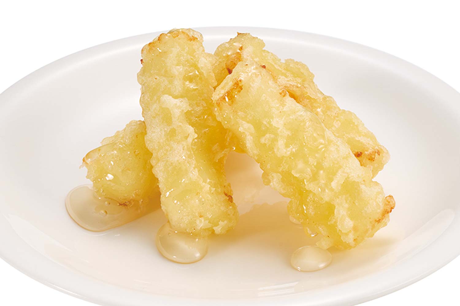 モッツァレラチーズ天ぷら 塩はちみつがけ