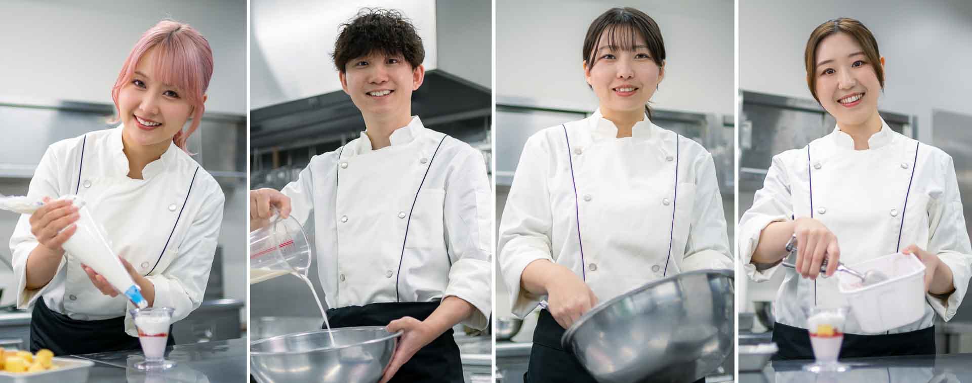 新作スイーツを手がけるSUSHIRO Cafeのパティシエ