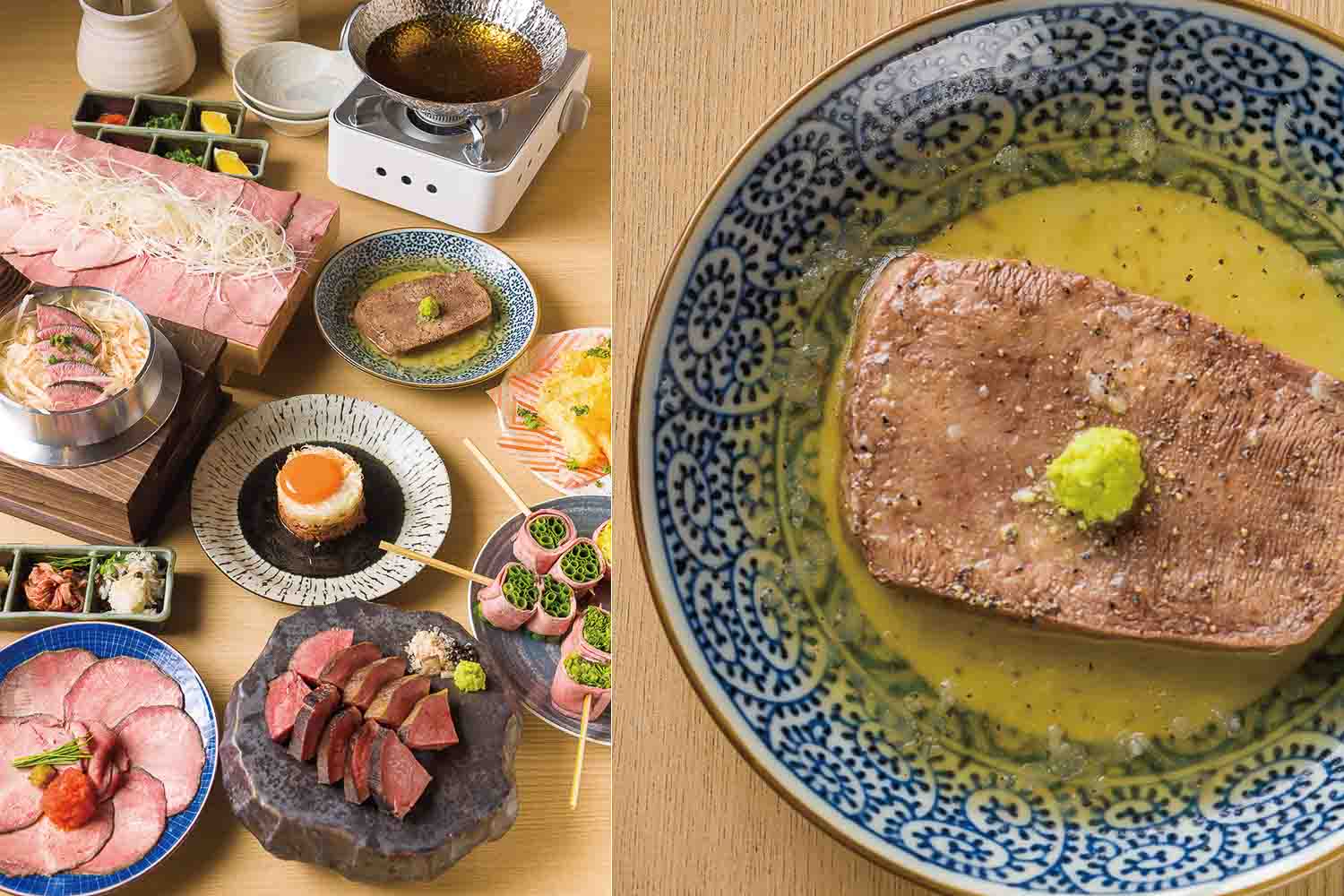「牛たん日和」の牛たんメニュー