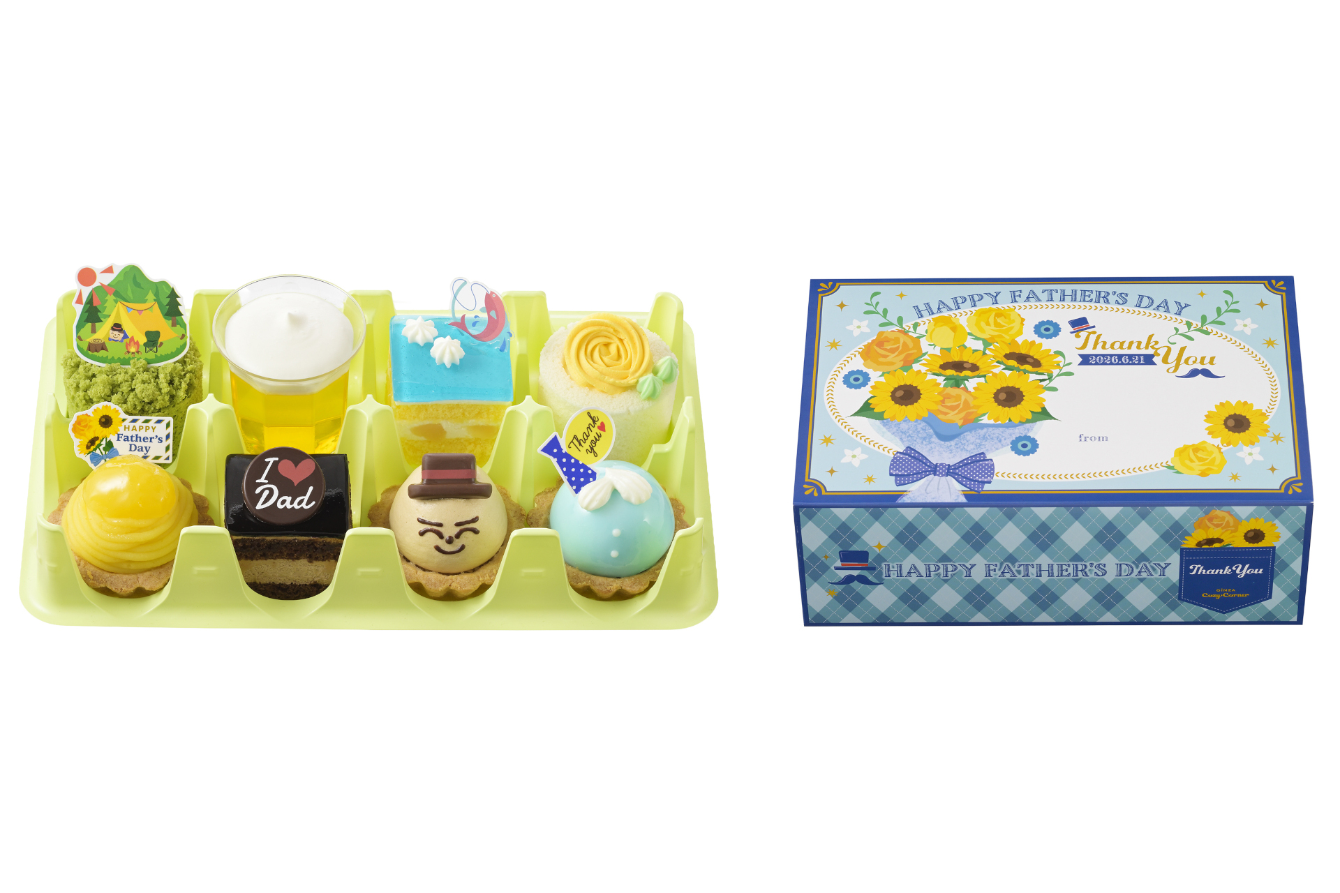「プチガトー～サンクスパパ～（8個入）」（2916円）