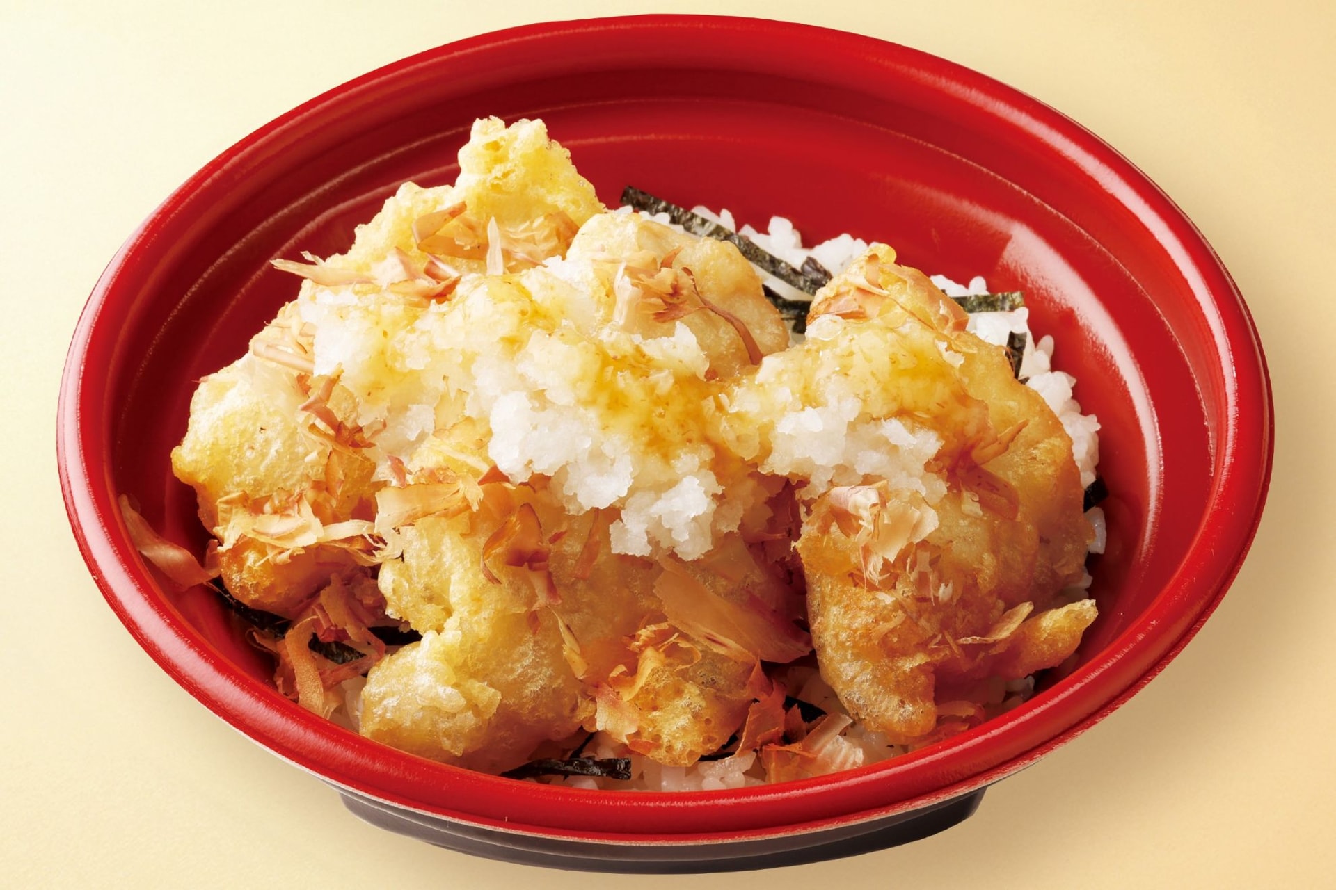 梅だれで食べる！おろし鶏天丼～紀州南高梅使用～