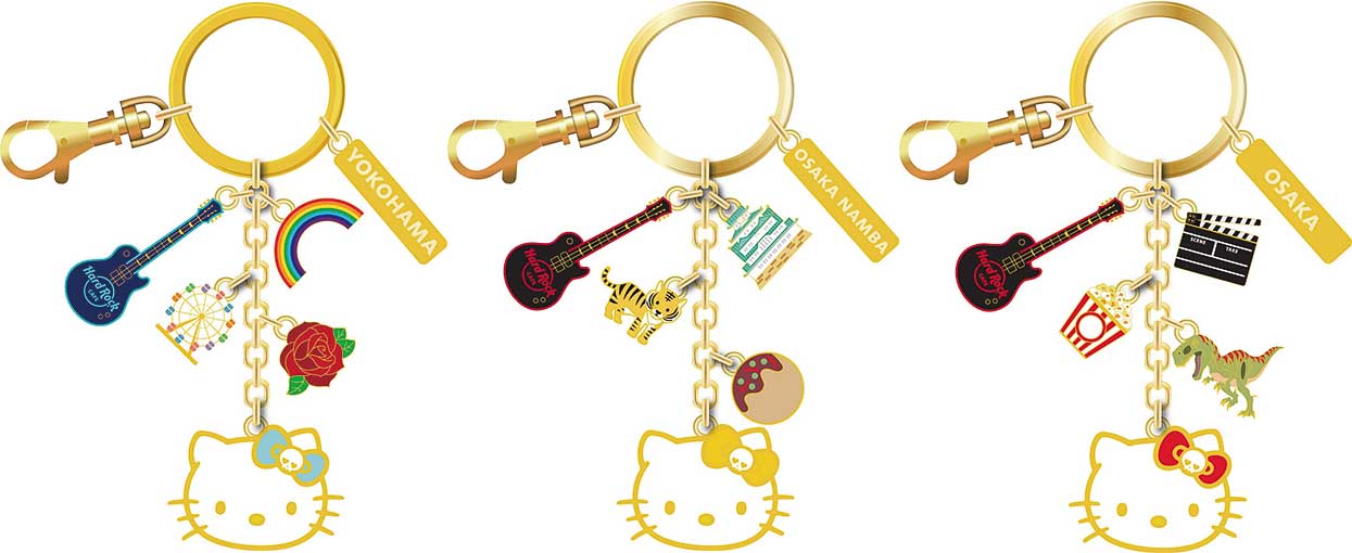 Hello Kitty City Icon Charm Keychain（同上で販売するキーチェーン）