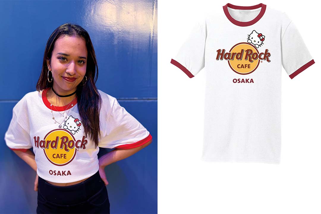 Hello Kitty Ringer T-shirt（大阪2店舗）