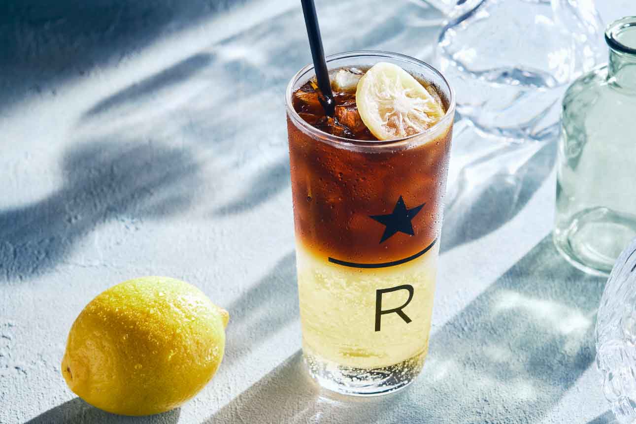 スターバックス リザーブ カフェ「スパークリングレモン アイスコーヒー」