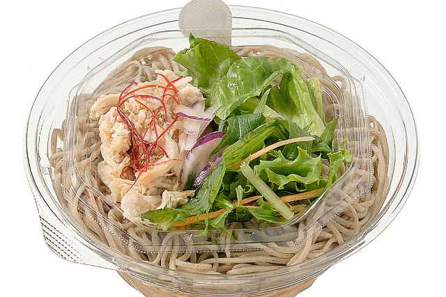 「香る旨みつゆ 冷かけピリ辛胡麻豆乳そば」（580円）