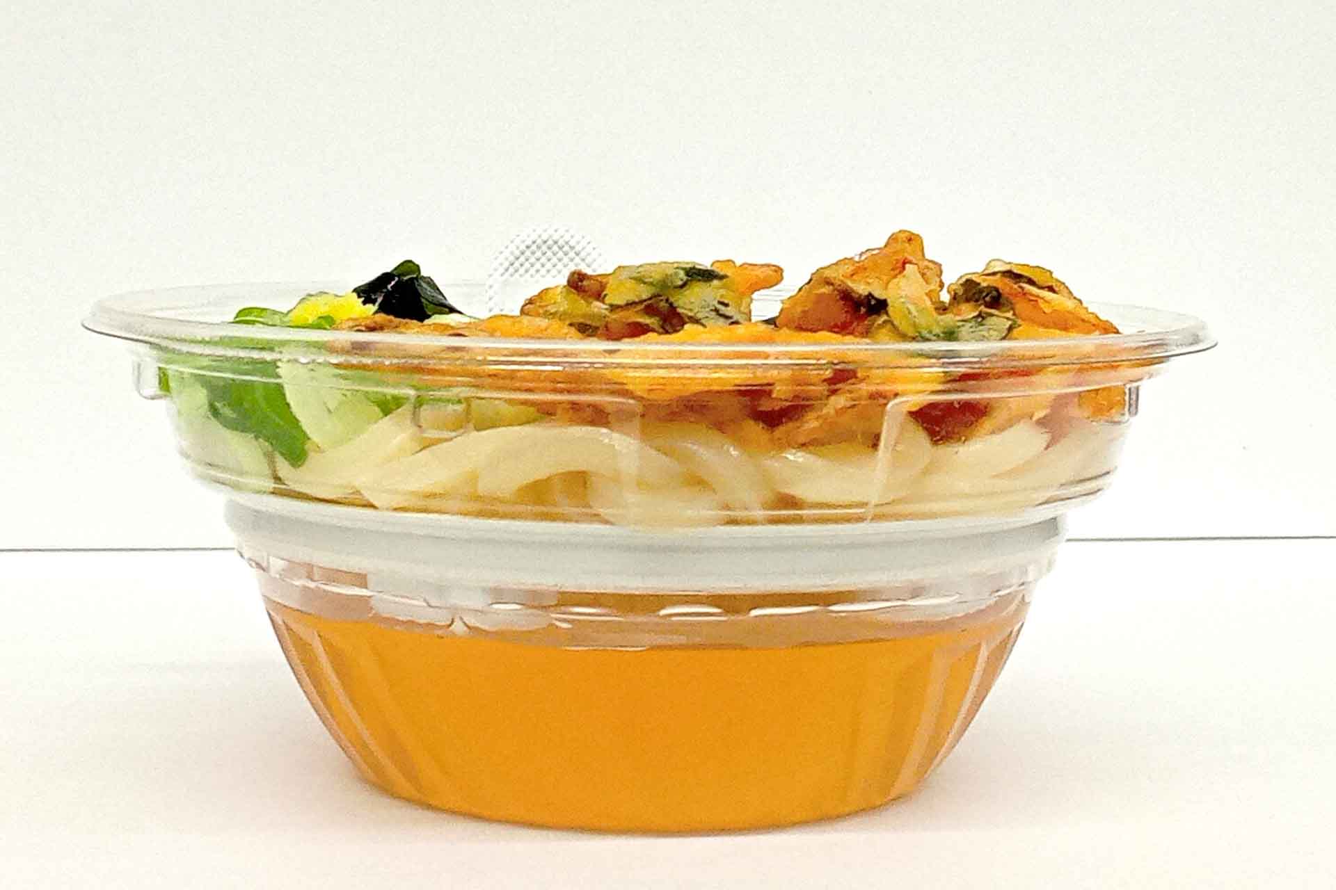 つゆが見える透明容器