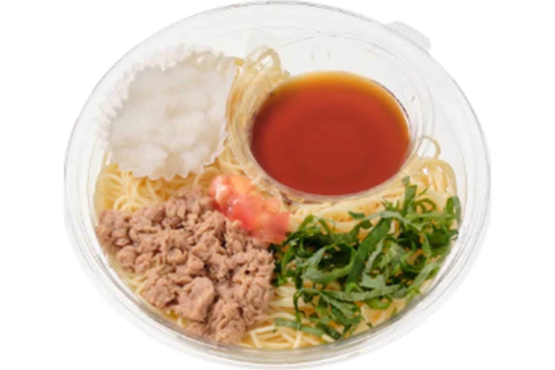 冷製パスタ ツナと大根おろし 和風ソース