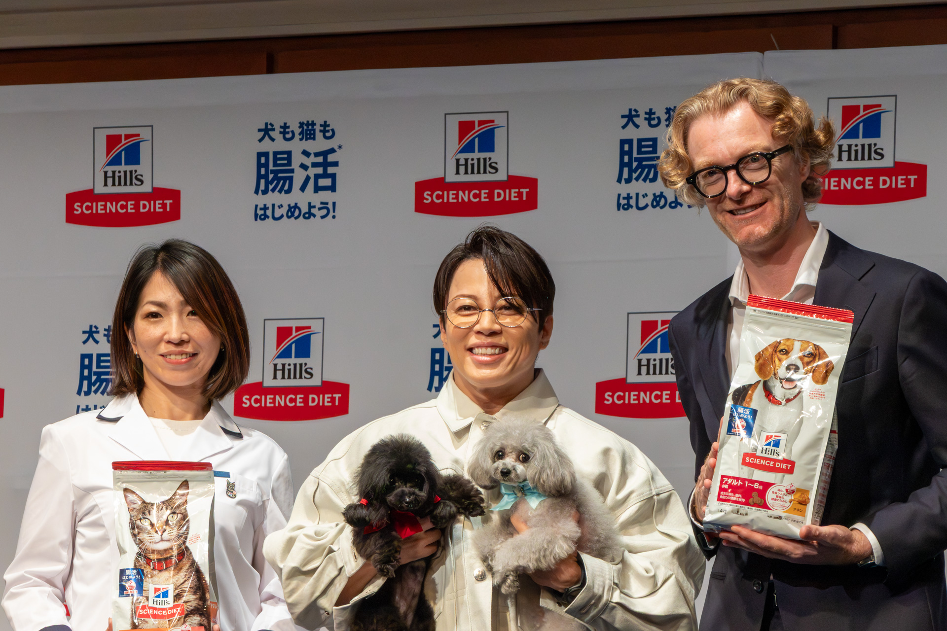 日本ヒルズ・コルゲート「ペットにも腸活！ヒルズ サイエンス・ダイエット新商品発表会」