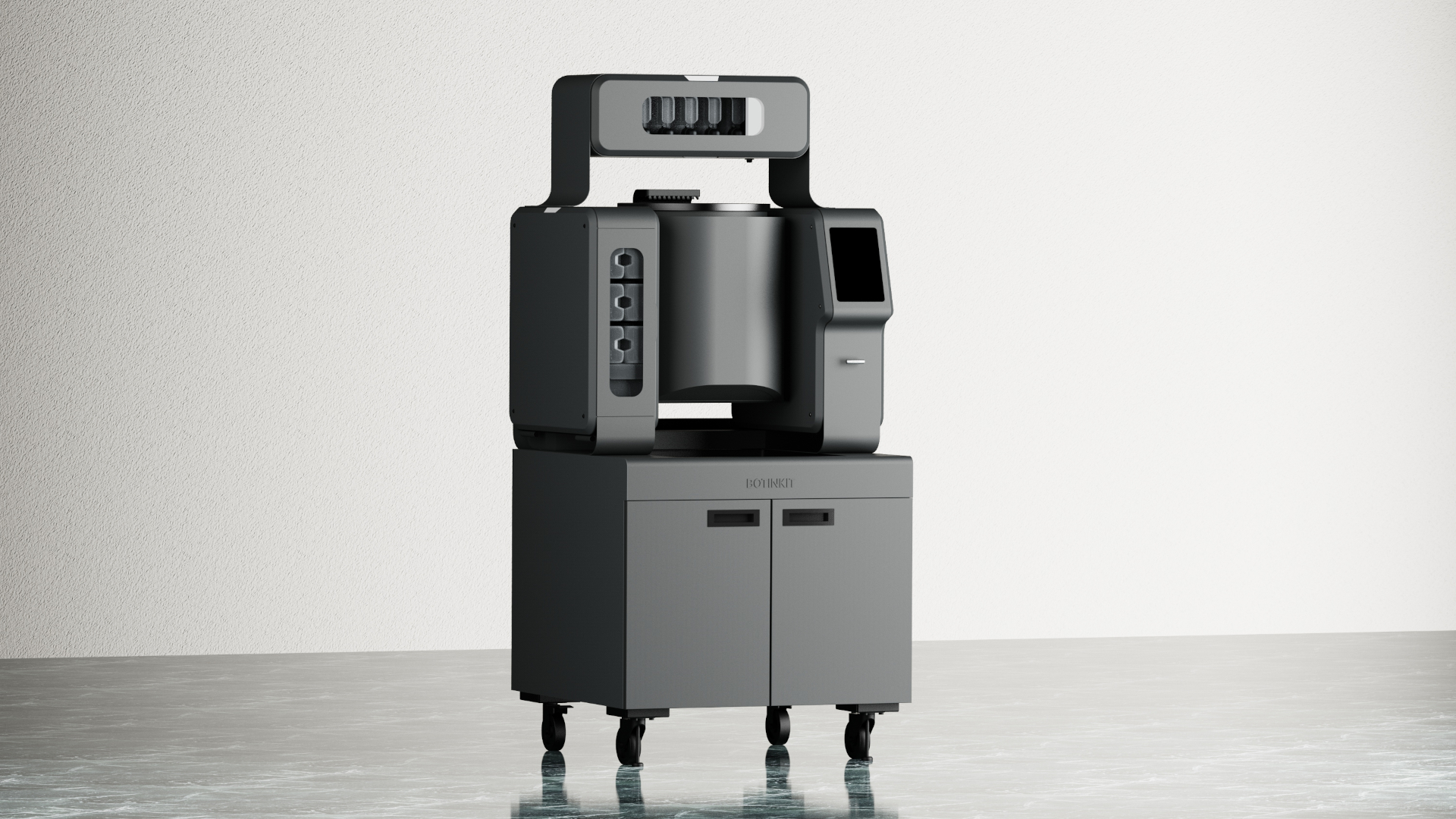 ソフトバンクロボティクスの自動調理ロボット「BOTINKIT Omni」