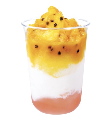 「ミルキーフラッペ マンゴーパッション＆ピーチ」（680円）