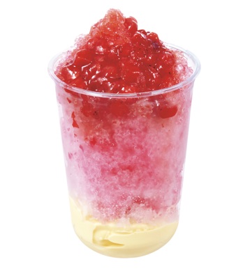 「サンセット・クラウンバニラ ストロベリー」（500円）