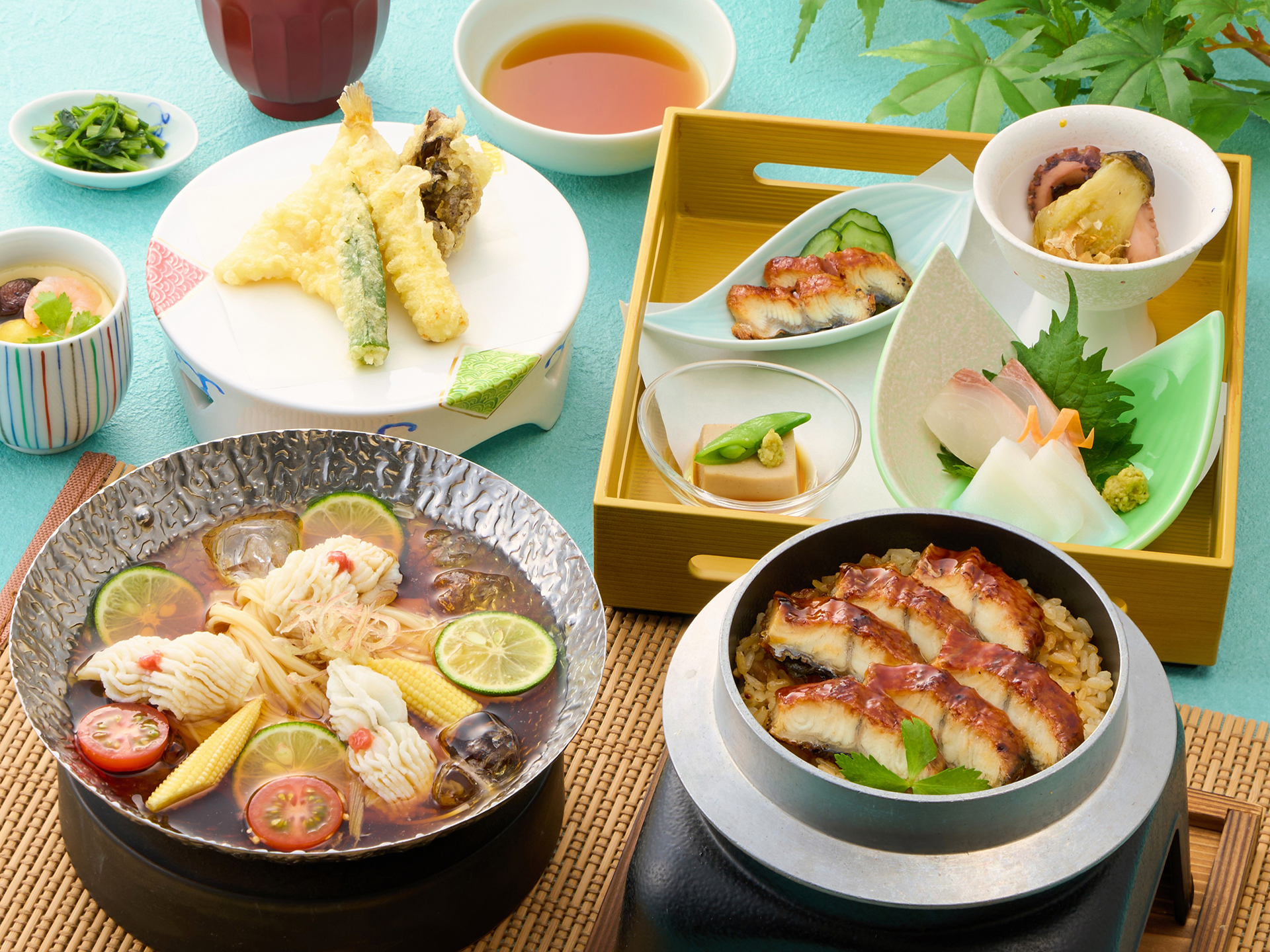 「夏の旬感膳」（3800円）