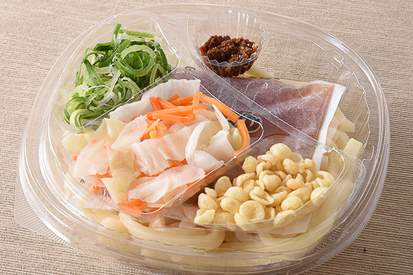 富士吉田名物 大盛 冷し吉田のうどん（長野県産キャベツ）