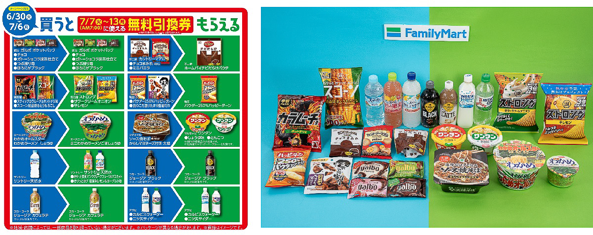 食品、お菓子の対象商品