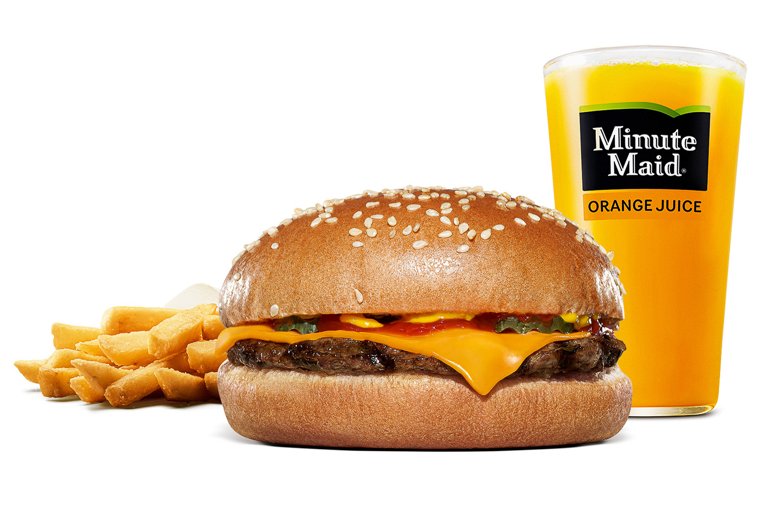 「チーズバーガー キッズセット」（490円）