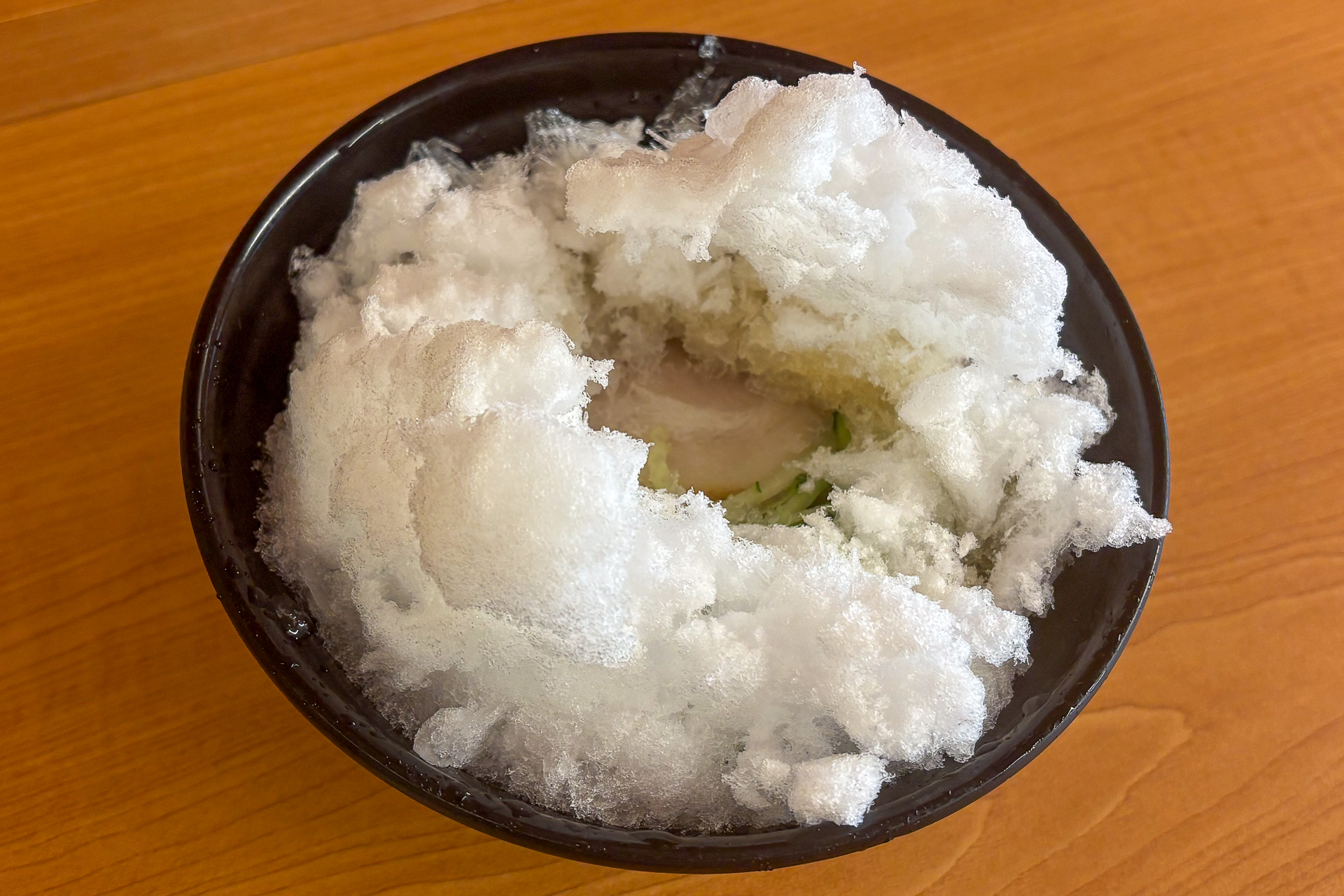 徐々に溶かしていくのも楽しさ