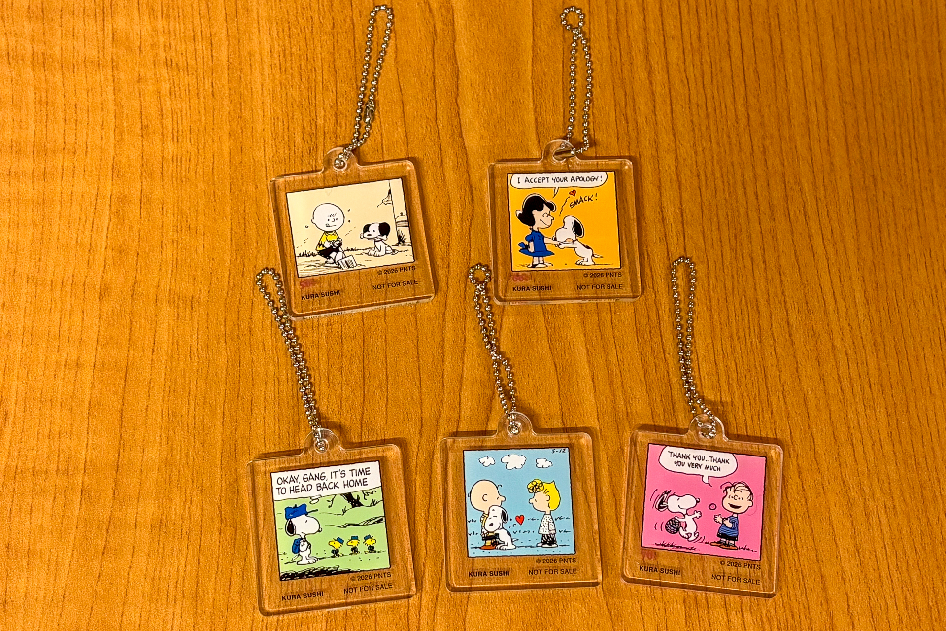 アクリルキーホルダー（全5種）