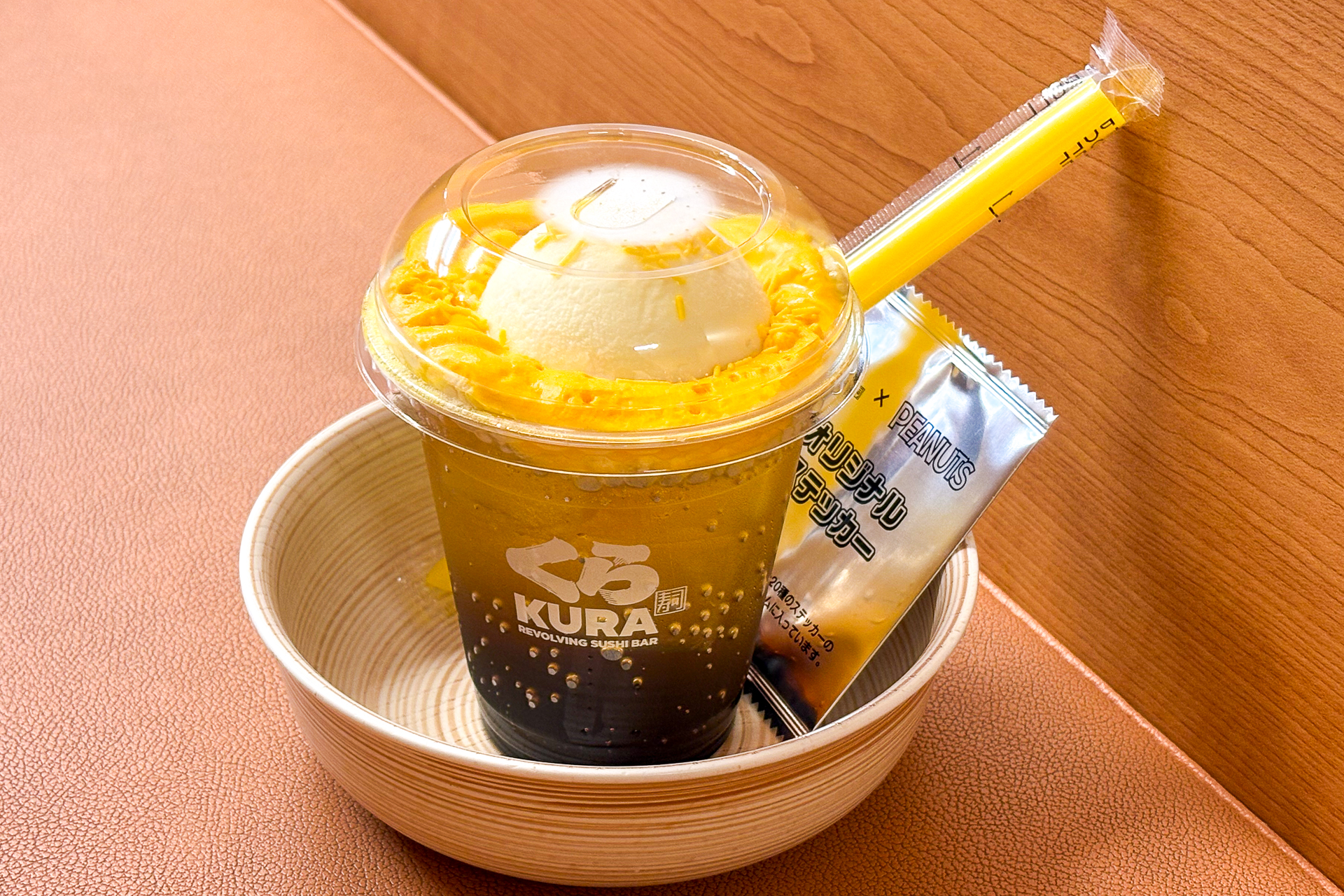 スヌーピーの仲良しコーラフロート