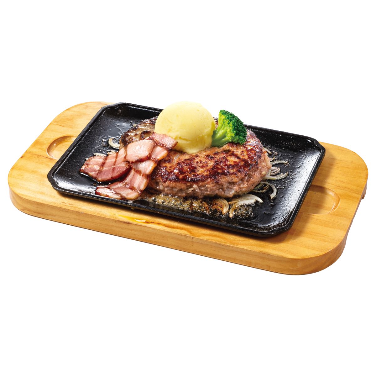 「1ポンド手ごねハンバーグ（450g）」（1639円）