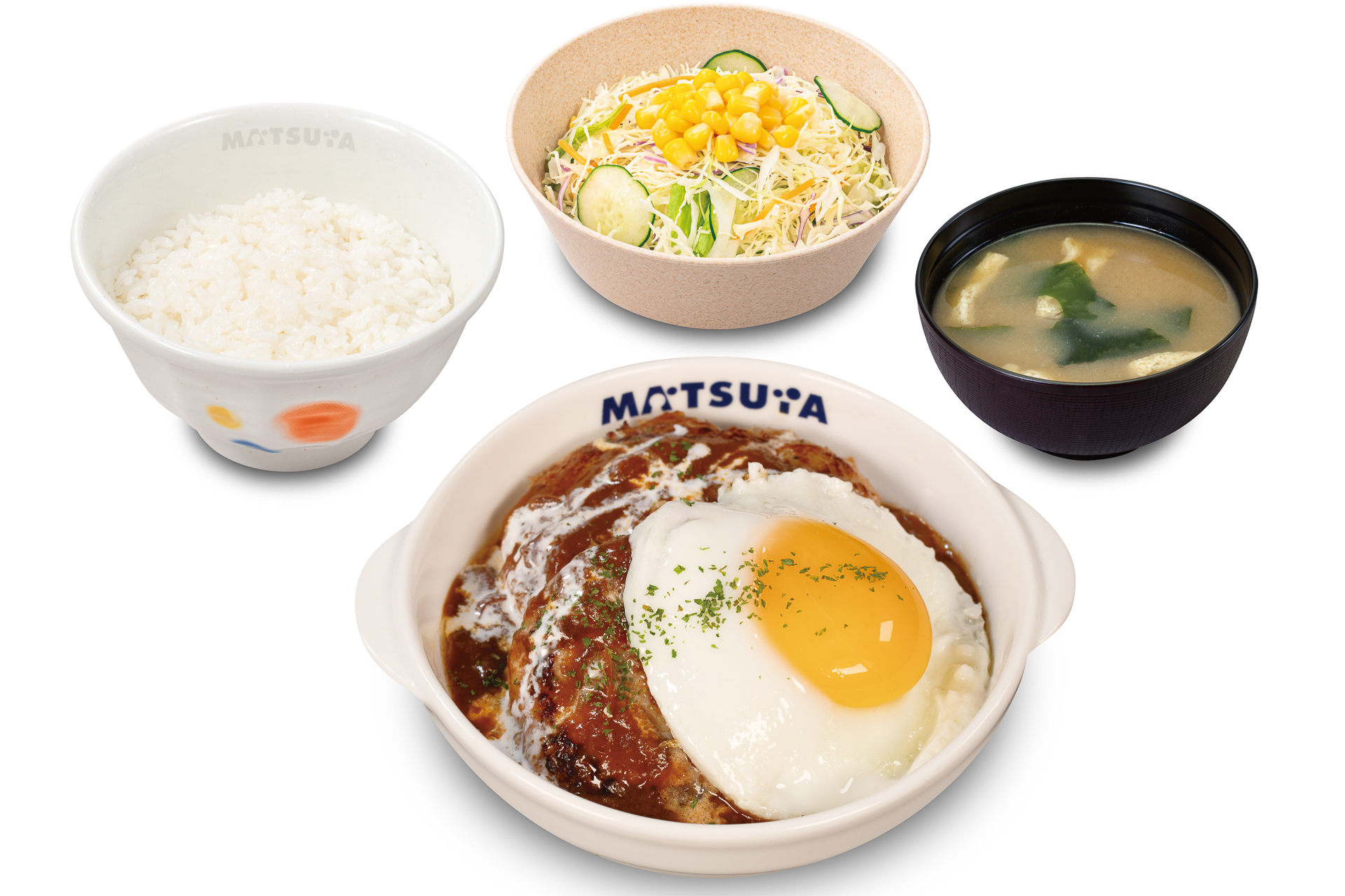 とろりとした黄身をソースに絡めて味わえる