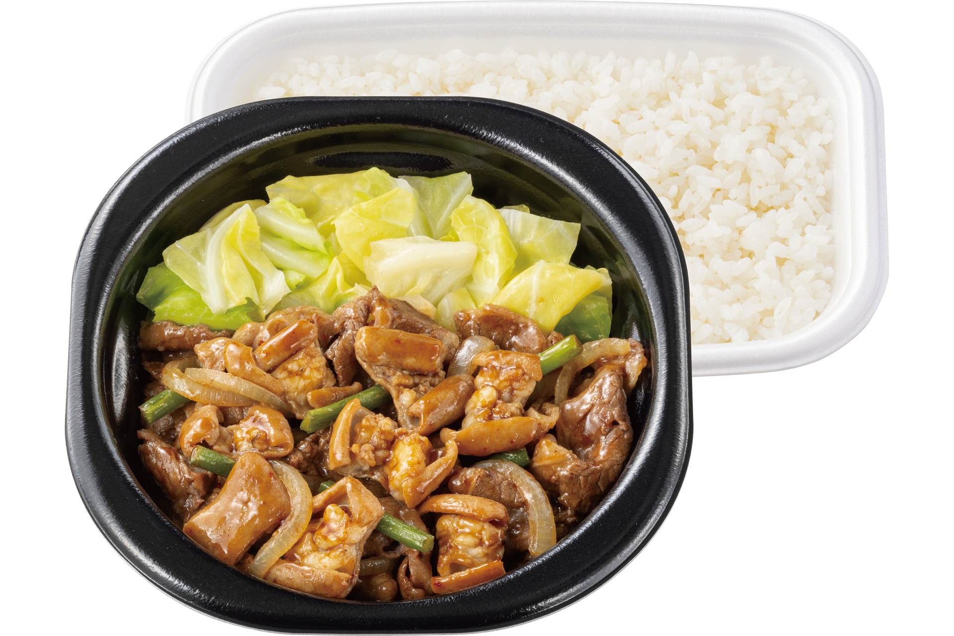 倍盛牛カルビ＆ホルモン弁当（肉2倍）