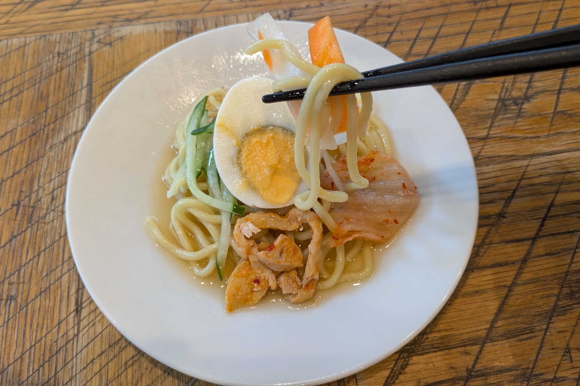 韓国風冷やし中華（自家製麺使用）
