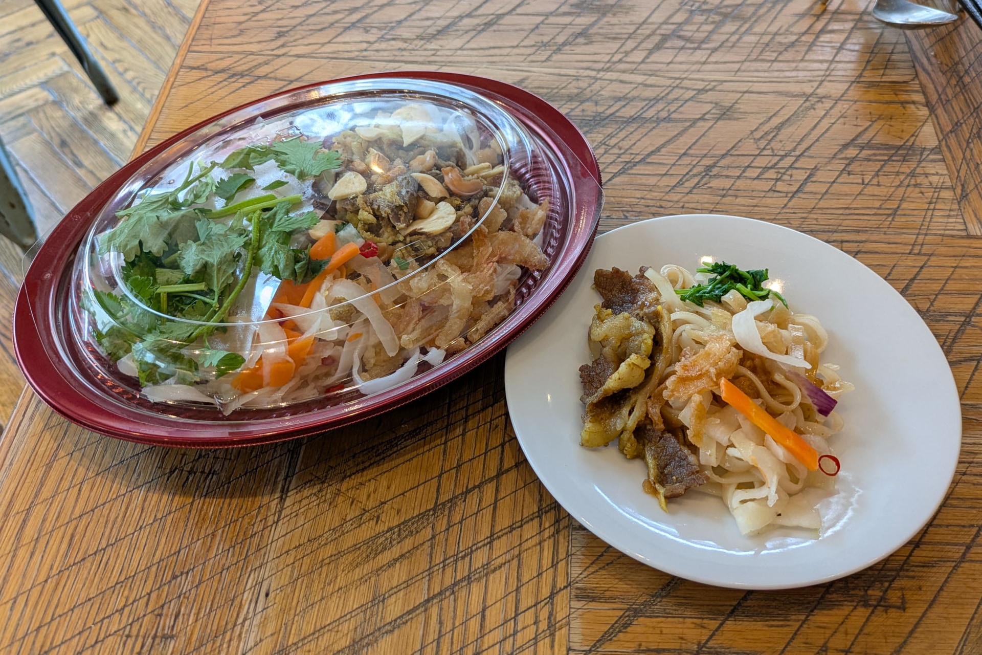 牛焼肉の汁なしドライフォー
