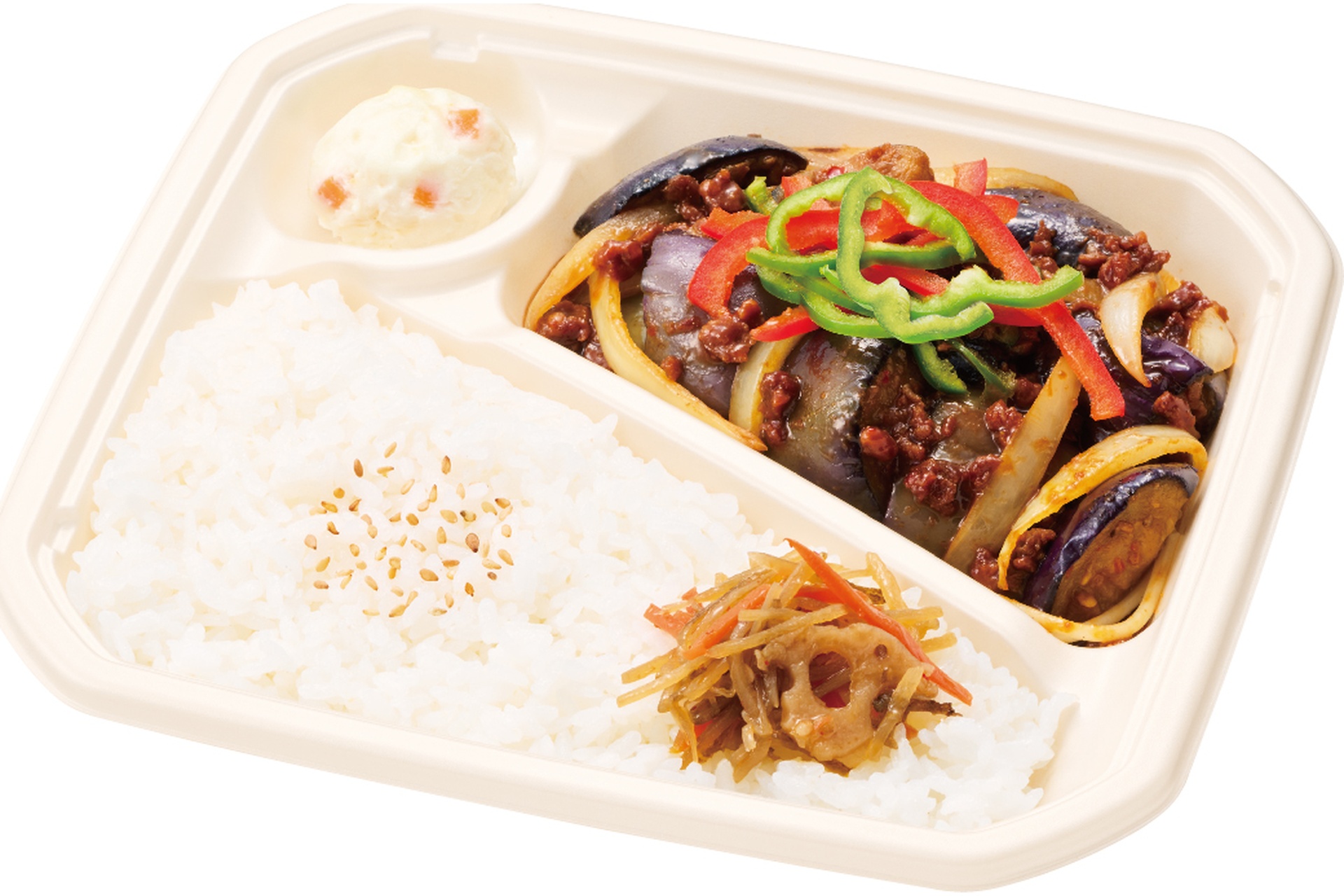 なす味噌炒め弁当