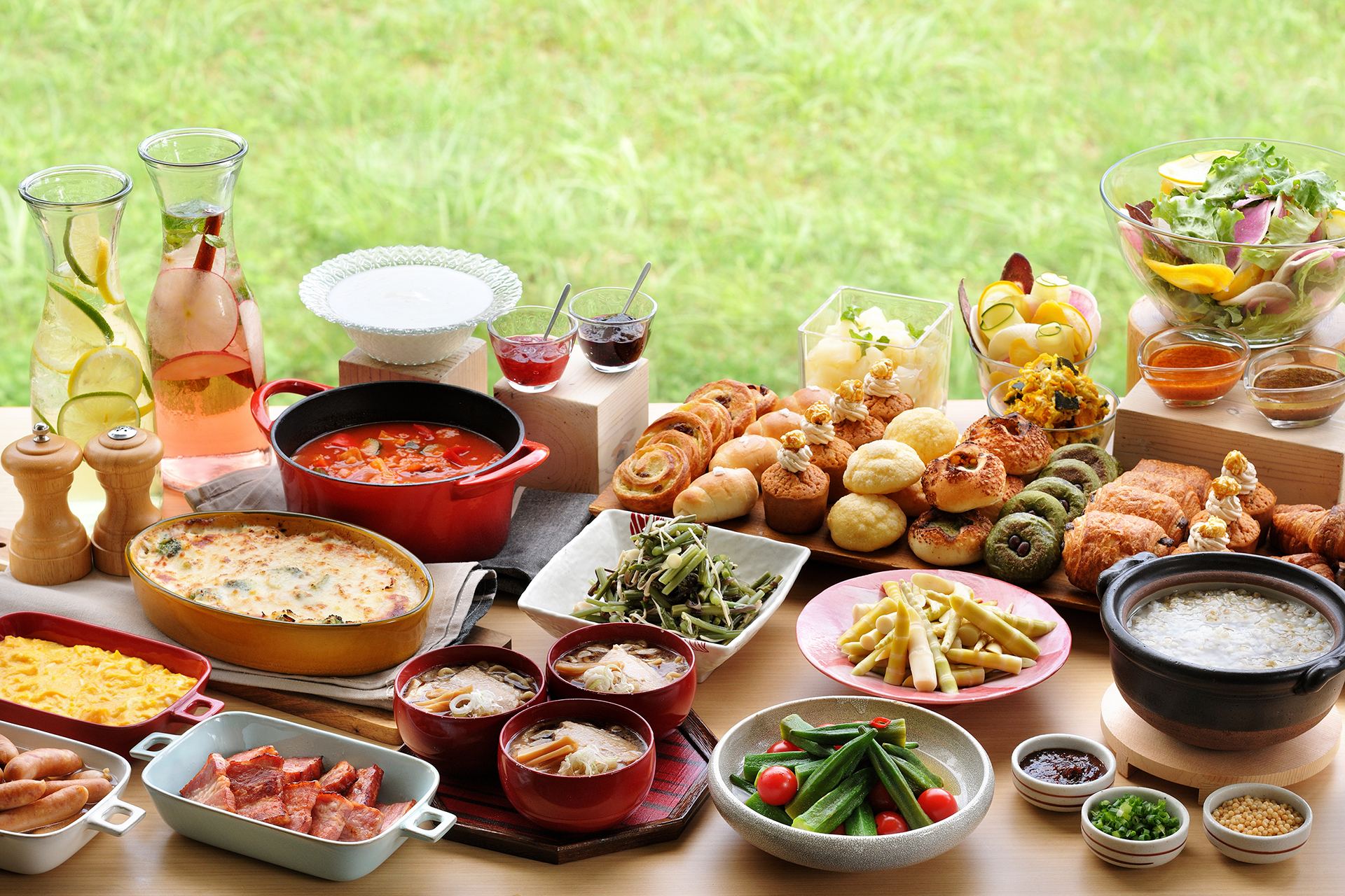 ビュッフェ「kisse・kisse」の夕食と朝食
