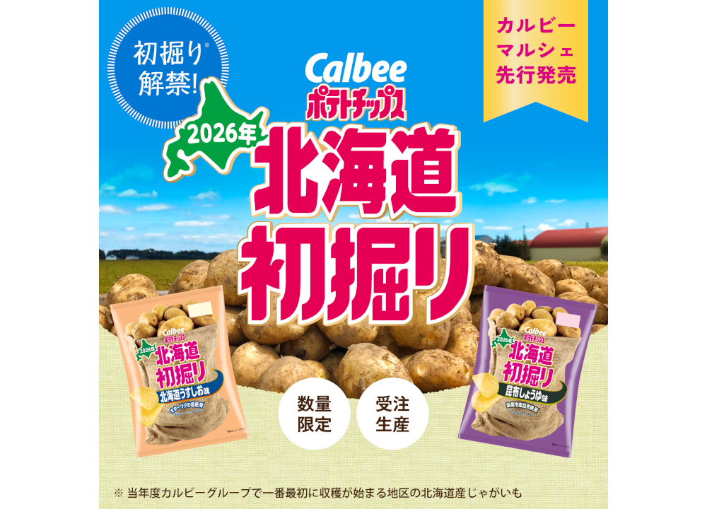 カルビー 北海道初掘りポテトチップス