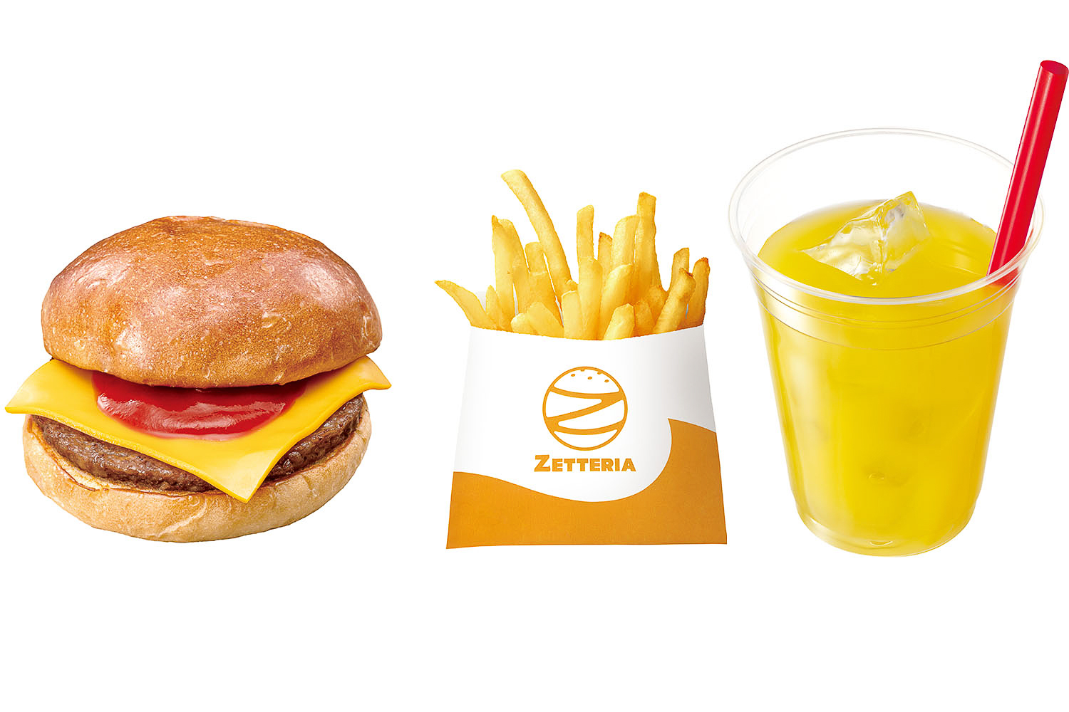 わくわくチーズバーガーセット