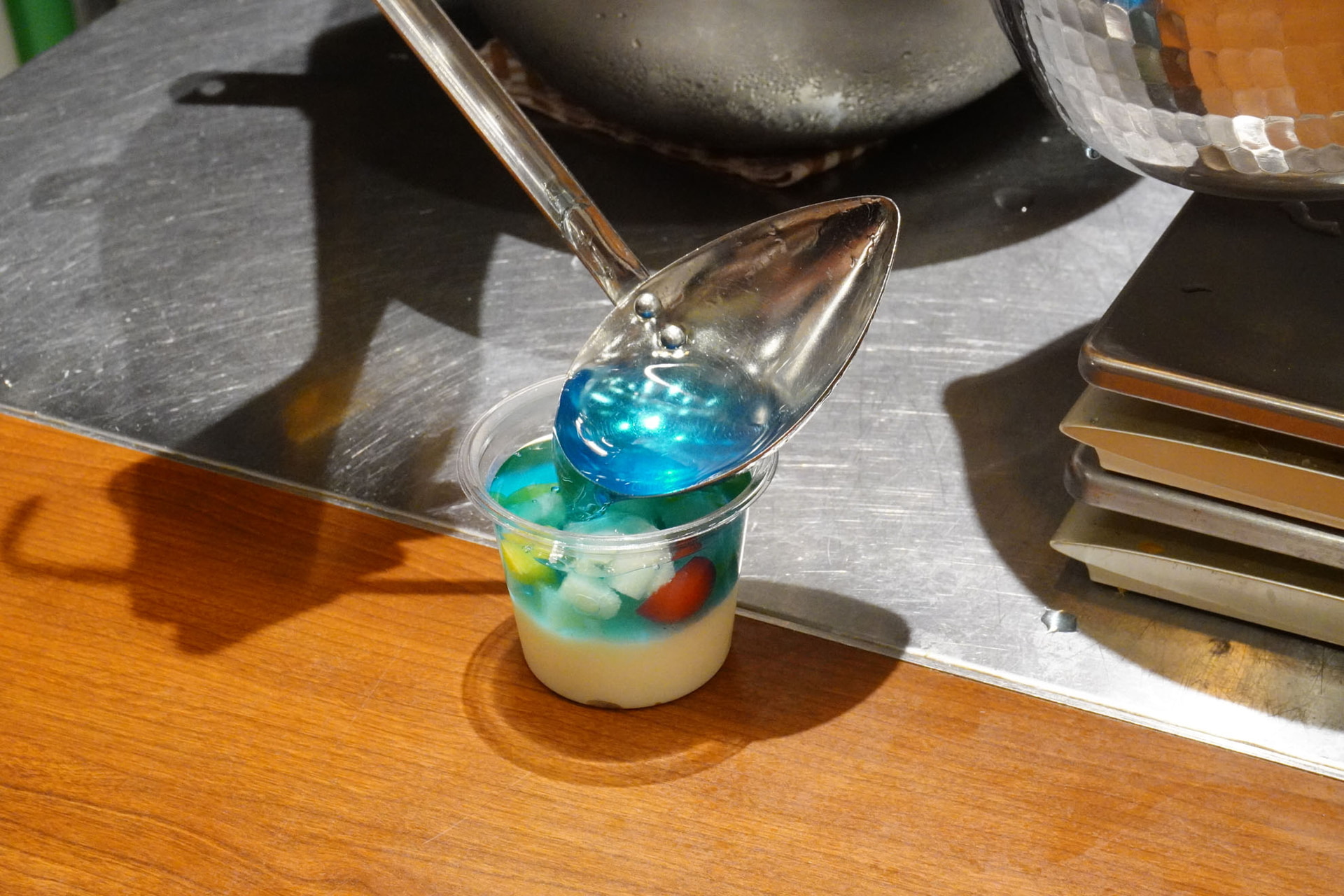 ゼリー液を入れる
