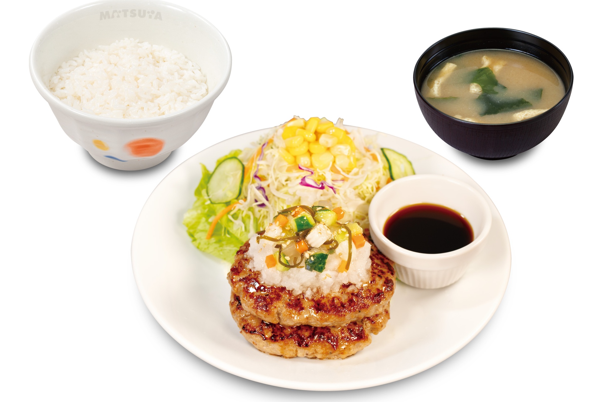 やたら和風ハンバーグ定食