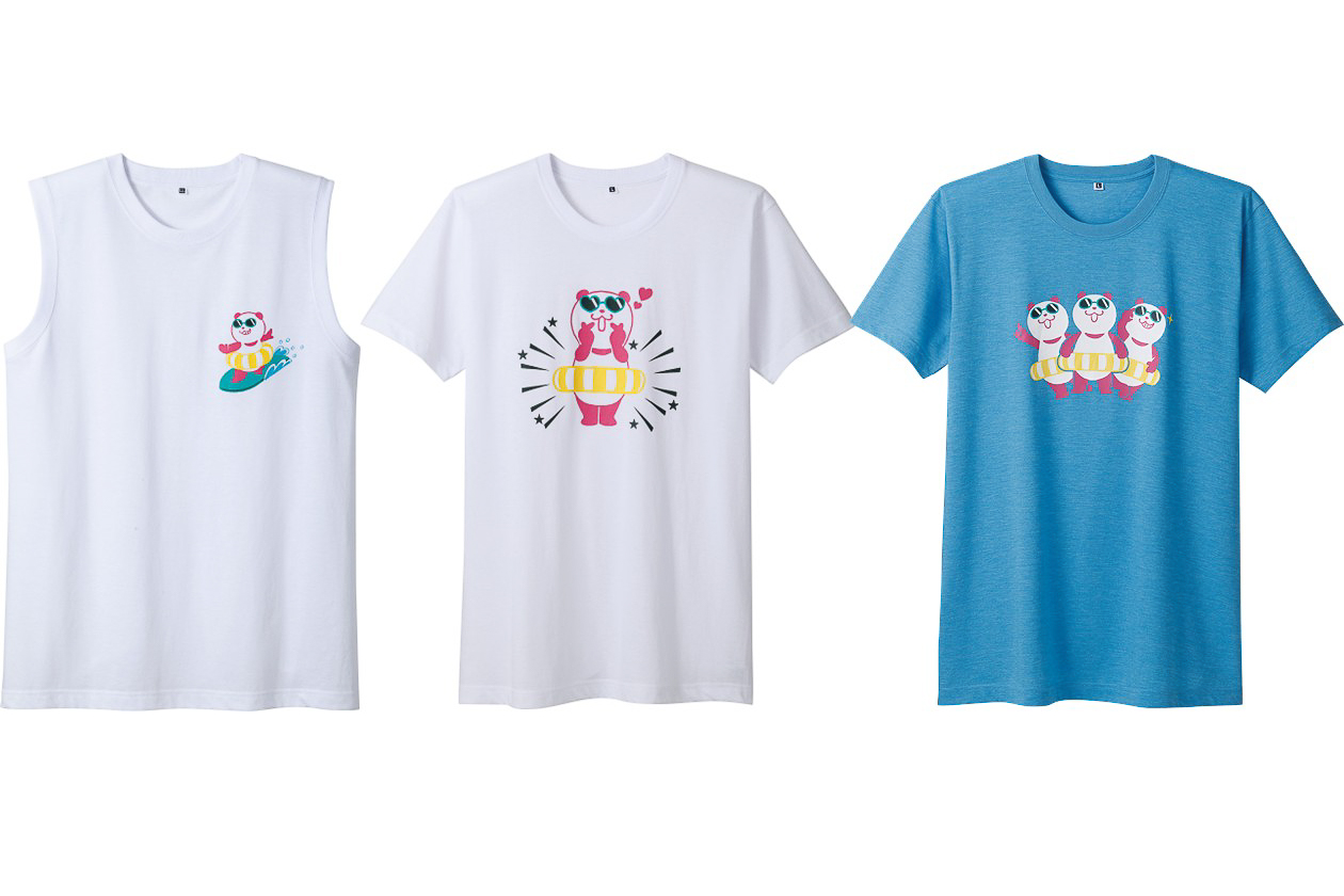 「ナツパンダ」のTシャツ