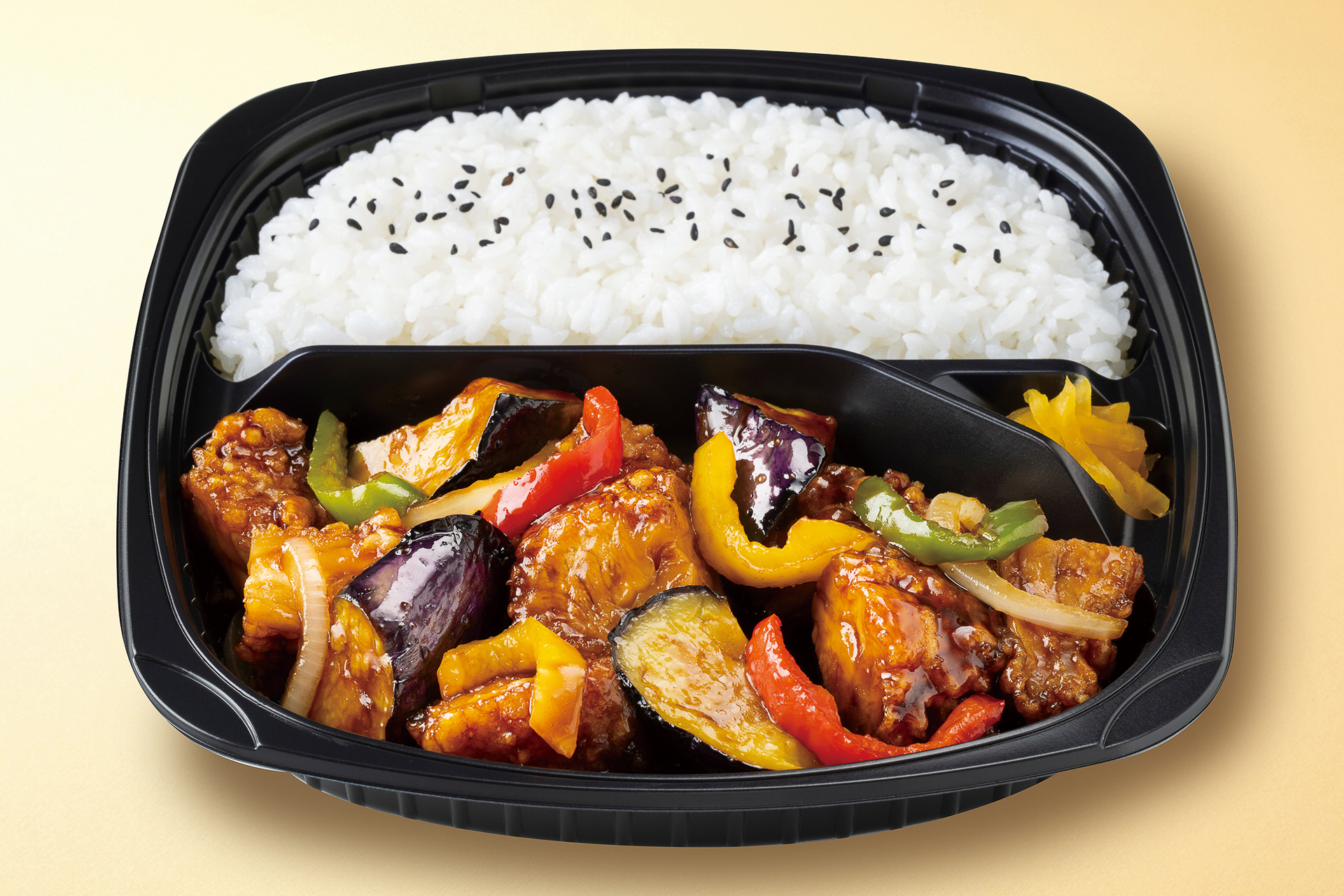 キッチンオリジン/オリジン弁当「鶏竜田となすの黒酢あん弁当」