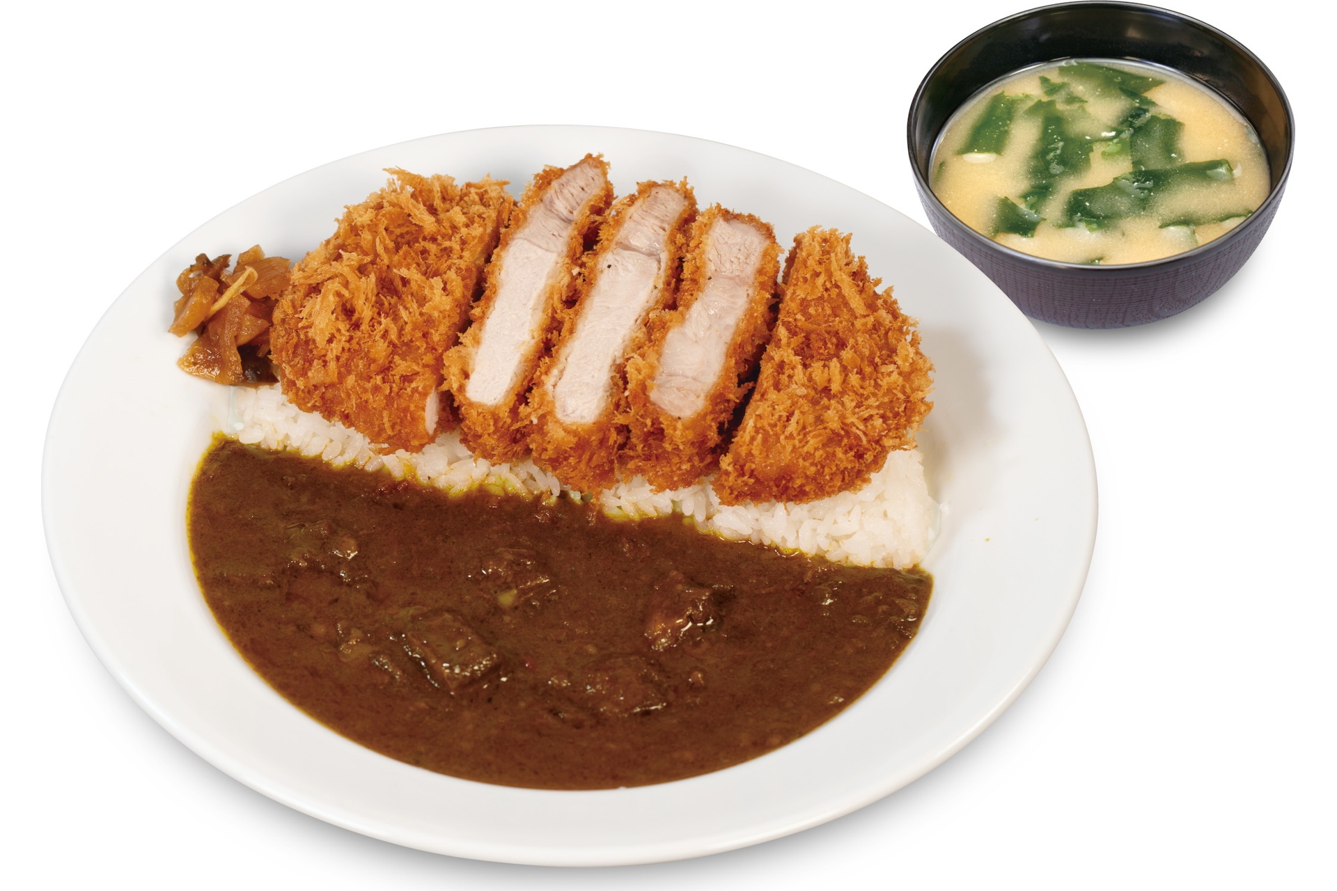 創業ビーフ超厚切りリブロースかつカレー